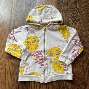 Mini Rodini Moon Zip Hoodie (2-3Y)